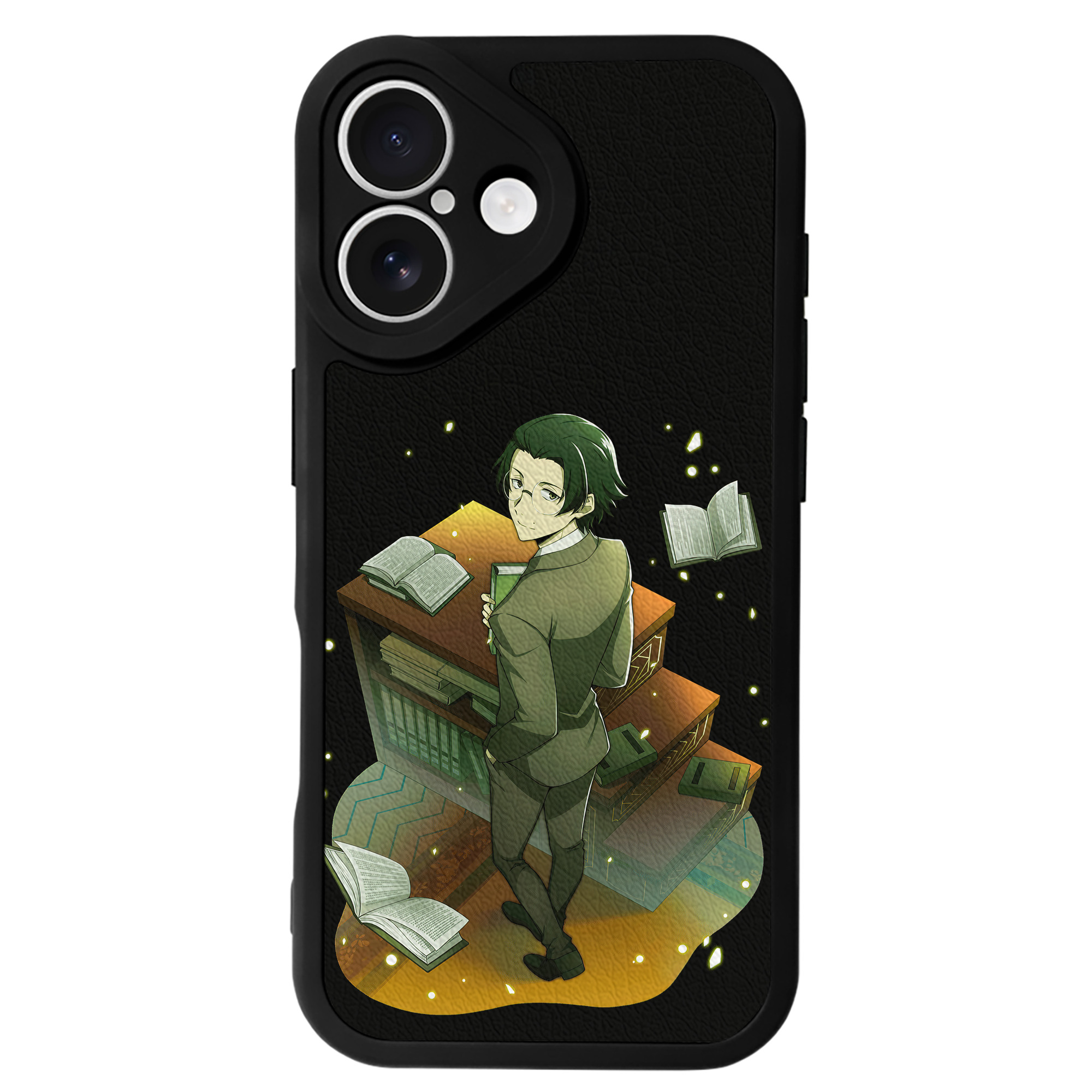 （画像用） 文豪ストレイドッグス Bungo Stray Dogs 【iPhone 16シリーズ対応】シリコンスマホケース（レザー調） 材質：シリコン